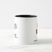 Le "dos du papa…" Tasse de café (Centre)