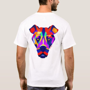 le dos du T-shirt blanc d'Alexander's Dog
