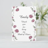 Le double a dégrossi carte de remerciements pour (Debout devant)