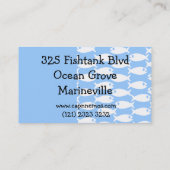 Le double a dégrossi carte de visite de motif de (Dos)