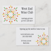 Le double a dégrossi carte de visite orienté de (Devant / Derrière)