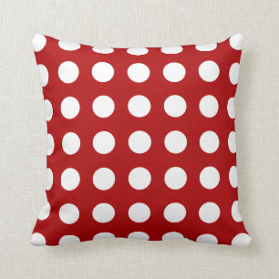 Le double a dégrossi coussin vert rouge de motif