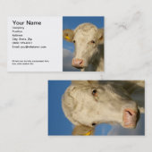 Le double a dégrossi cultivant le carte de visite (Devant / Derrière)