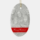 Le double a dégrossi ornement ovale de photo pour (Droite)