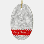 Le double a dégrossi ornement ovale de photo pour (Gauche)