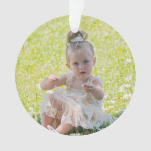 Le double a dégrossi ornement personnalisé de Noël