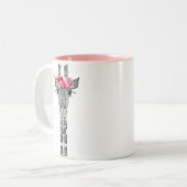 Le double a dégrossi tasse de girafe avec la (Devant gauche)