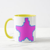 Le double a dégrossi tasse d'étoile de pixel (Gauche)