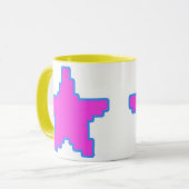 Le double a dégrossi tasse d'étoile de pixel (Devant gauche)