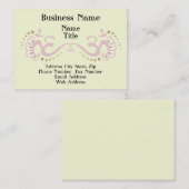 Le double rose OM profilent la carte (Devant / Derrière)