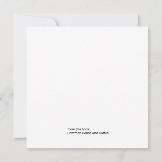 Le doute sur soi n'est pas une carte d'ami (Dos)