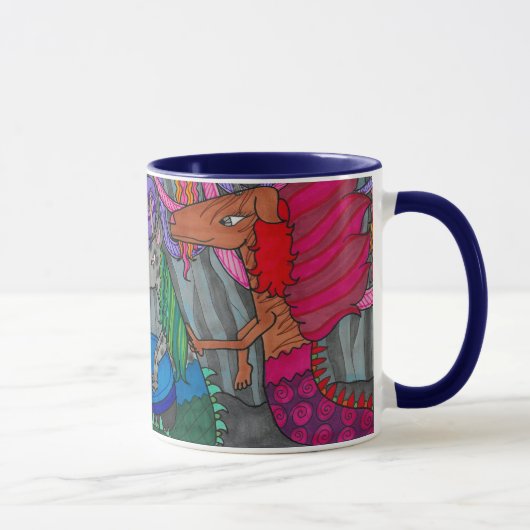 "Le Dragon De 116 Ans" Mug (Droite)
