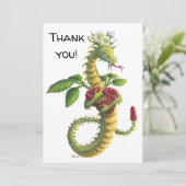 Le dragon de Razzler - carte de remerciements (Debout devant)