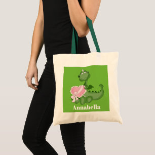Le dragon mignon ajoutent le sac fourre-tout nommé