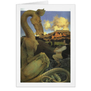 Le Dragon Reluctant, Maxfield Parrish