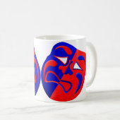 Le drame masque la tasse de café (Devant droit)