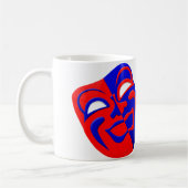 Le drame masque la tasse de café (Gauche)