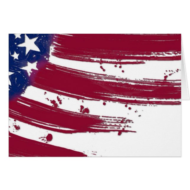 LE Drapeau américain (Devant Horizontal)