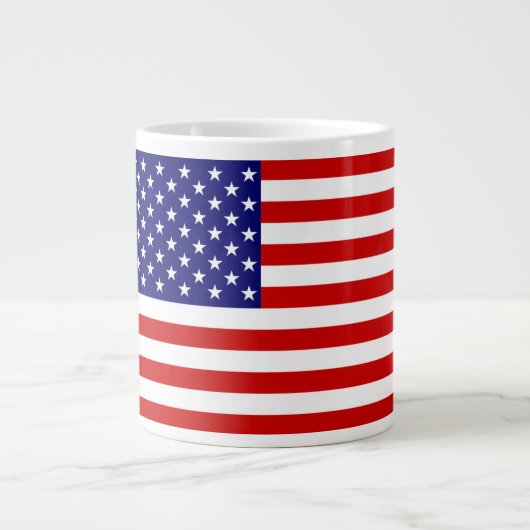 Le drapeau américain Jumbo Mug cn (Devant)