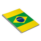 Le drapeau brésilien Carnet photo en spirale (Côté Droit)