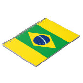Le drapeau brésilien Carnet photo en spirale (Côté gauche)