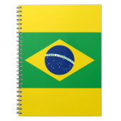 Le drapeau brésilien Carnet photo en spirale (Devant)