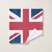 Le drapeau britannique Union Jack (Gant de toilette)