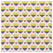 Le drapeau colombien, tissu du Coeur Rouge (Échantillon)