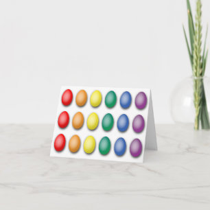 Le drapeau de gay pride Eggs la carte
