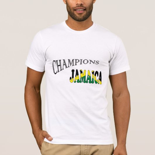 Le drapeau de la Jamaïque soutient le T-shirt de (Devant)