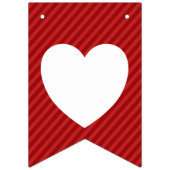 Le drapeau de la Saint-Valentin pour la fête du mi (Premier drapeau)