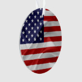 Le drapeau des États-Unis d'Amérique (devant)