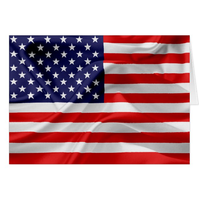 Le drapeau des États-Unis d'Amérique (Devant horizontal)