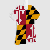 Le drapeau d'état du Maryland colore l'accent (devant)