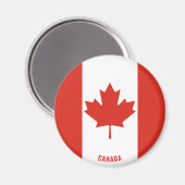 Le drapeau du Canada charmant aimant patriotique (Recto/Verso)