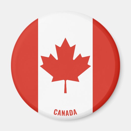 Le drapeau du Canada charmant aimant patriotique (Devant)