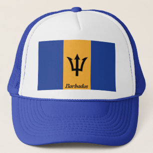 Le drapeau du casquette de maille de camionneurs