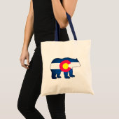 Le drapeau du Colorado porte un sac fourre-tout ré (Devant (produit))