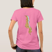 Le drapeau du Malawi et la carte T-shirt (Dos)
