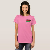 Le drapeau du Malawi et la carte T-shirt (Devant entier)