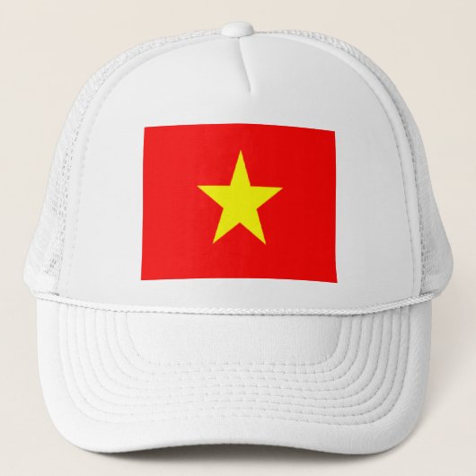 Le drapeau du Vietnam casquettes de mesh (Devant)