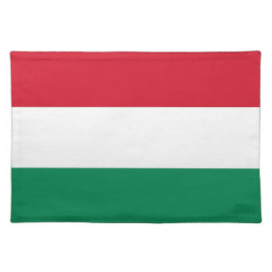Le drapeau hongrois sur le Set de table de MoJo