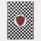 Le drapeau marocain lance une couverture (devant Vertical)