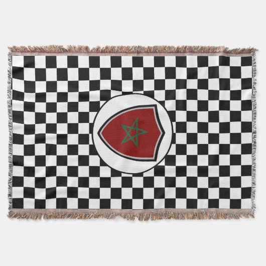 Le drapeau marocain lance une couverture (Devant)