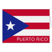 Le drapeau national de Porto Rico (Devant Horizontal)