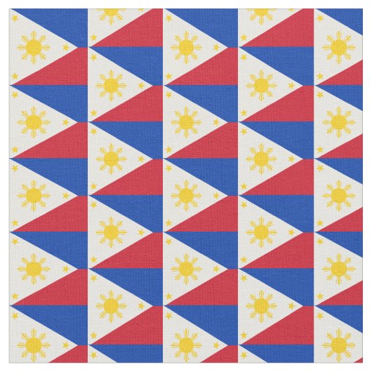 Le drapeau philippin, tissu tendance (Fermer)