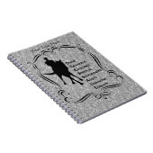 Le dressage est carnet de silhouette de cavalier (Côté Droit)