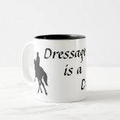 Le dressage est une tasse de danse (Devant gauche)