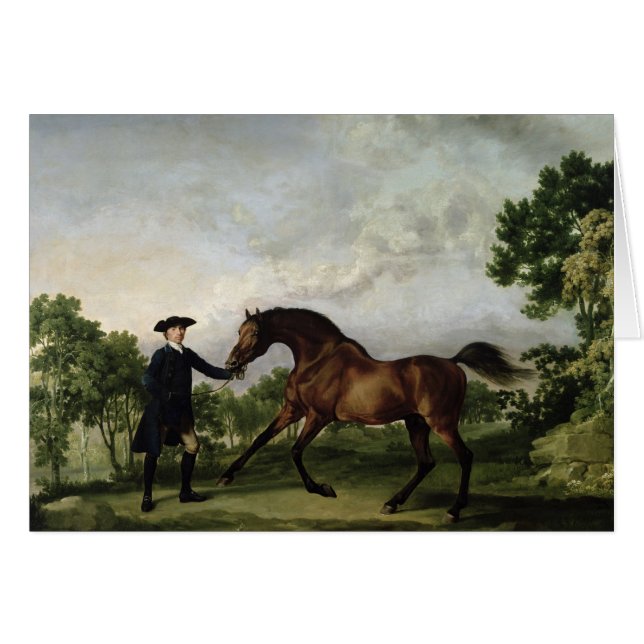 Le duc de l'étalon "blanc " de la baie d'Ancaster (Devant horizontal)