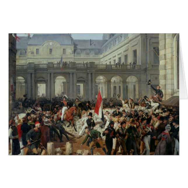 Le duc d'Orléans quitte le Palais Royal (Devant horizontal)